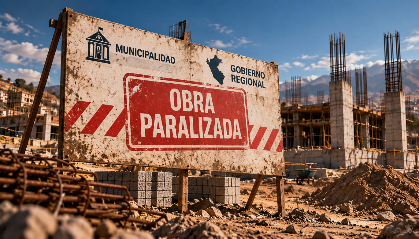 Problemas de ejecución en obras paralizadas con presupuesto en 2026