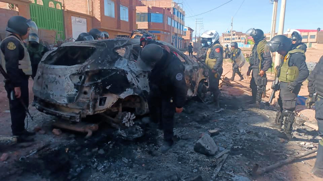 PROTESTAS Y VIOLENCIA EN PUNO