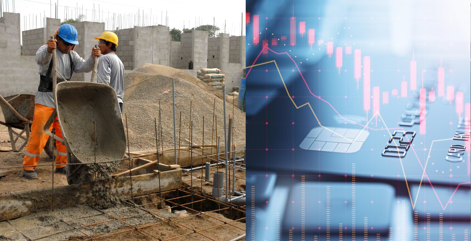 LOS SECTORES CONSTRUCCIÓN Y FINANCIERO ESTÁN ENTRE LOS MÁS AFECTADOS EN LO QUE VA DEL AÑO