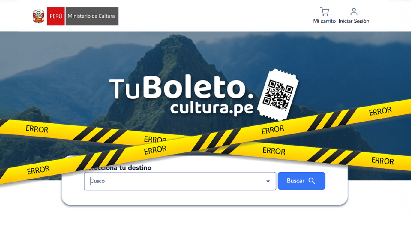 DE ESPALDAS AL TURISMO